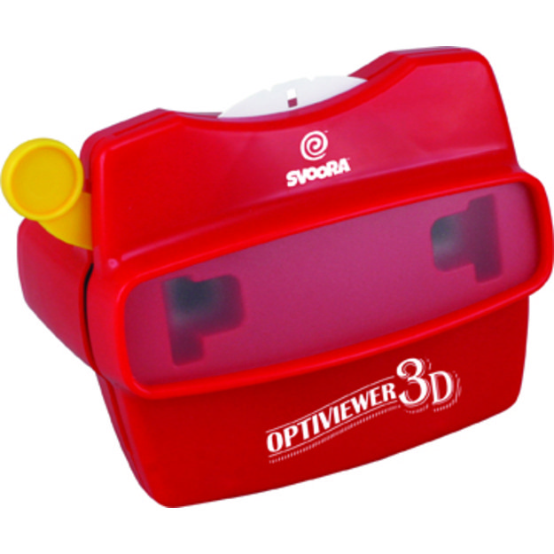 Svoora retro 3D akiniai Optiviewer su 2 diskais 2
