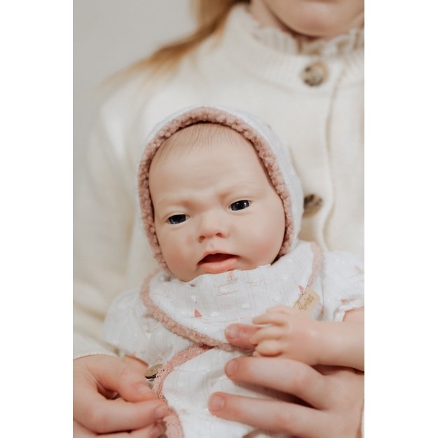 Arias silikoninė Reborn lėlė kūdikėlis, mergaitė 40 cm 5