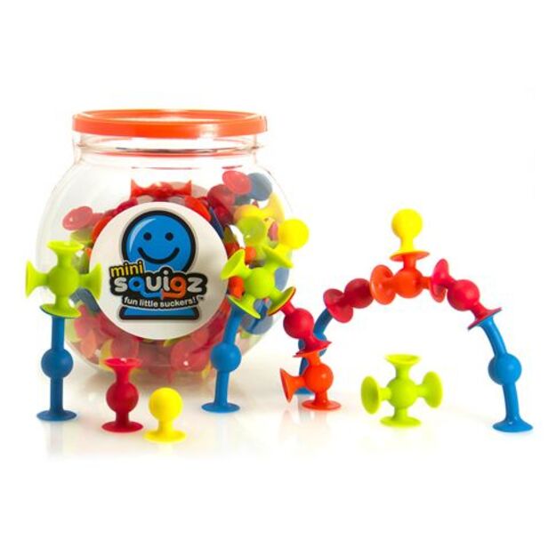  Mini Squigz lipšniukai - čiuptukai, 75 vnt.