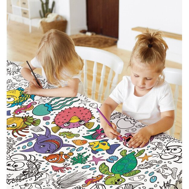 Splat Planet spalvinimo staltiesės, Jūra 2 vnt. 2