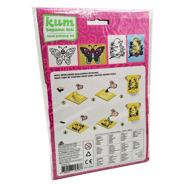 Red Castle kūrybinis smėlio rinkinys, Drugelis ir Ančiukas 1