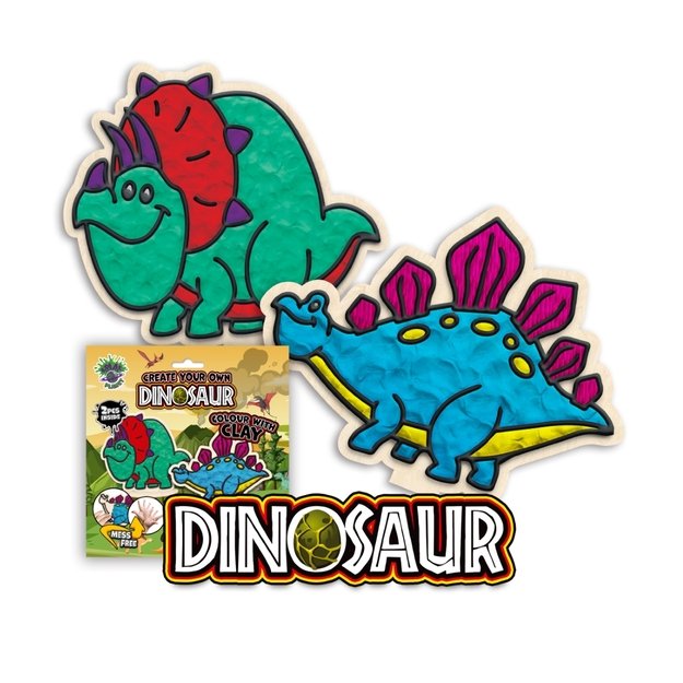 Splat Planet kūrybinis modelino rinkinys su mediniais Dinozaurais 4