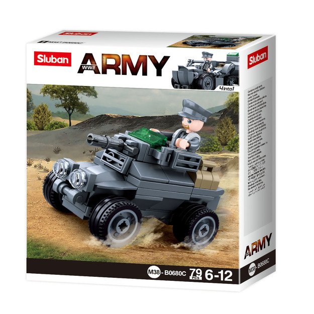 Sluban konstruktorius, WWII Vokietijos kariuomenės šarvuotas automobilis, 79 det.