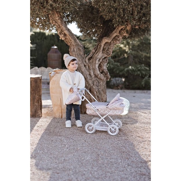 Arias lėlės kūdikio vežimėlis, blizgantis, 55 cm 3