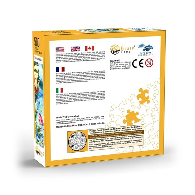 Brain Tree dėlionė, Undinėlės sala, 500 det. 1