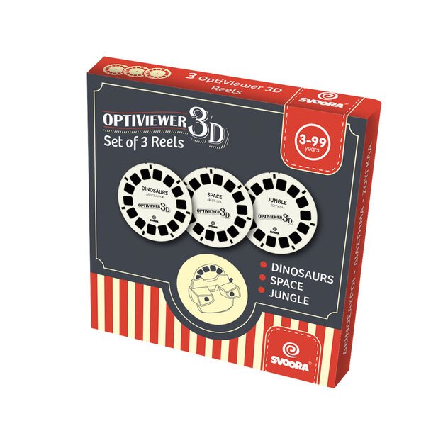 Svoora retro 3D akinių diskų papildymas A, 3 vnt. 1