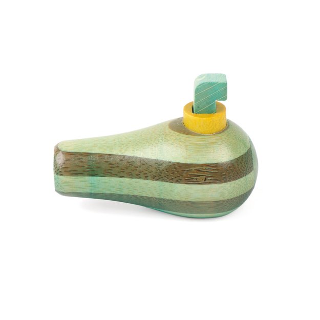 Svoora švilpukas paukštelis, žalios spalvos 2