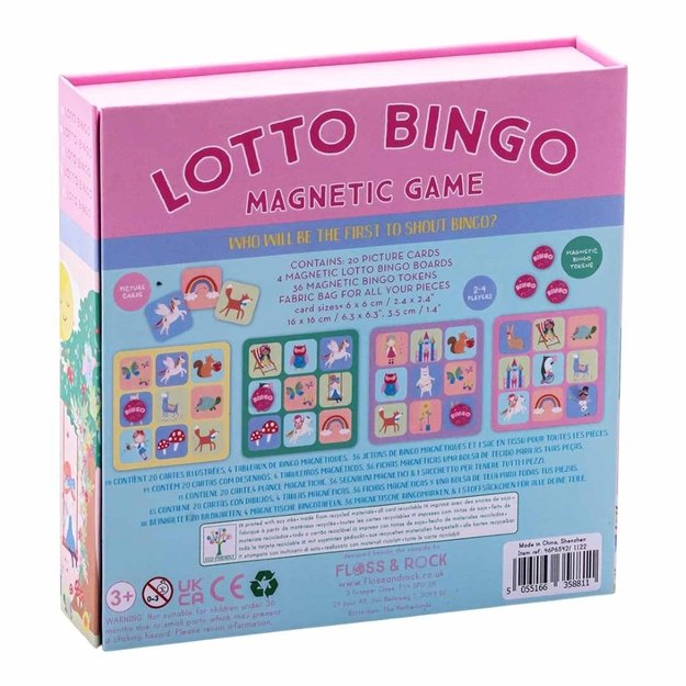 Magnetinis žaidimas bingo loto, Vaivorykštės fėja