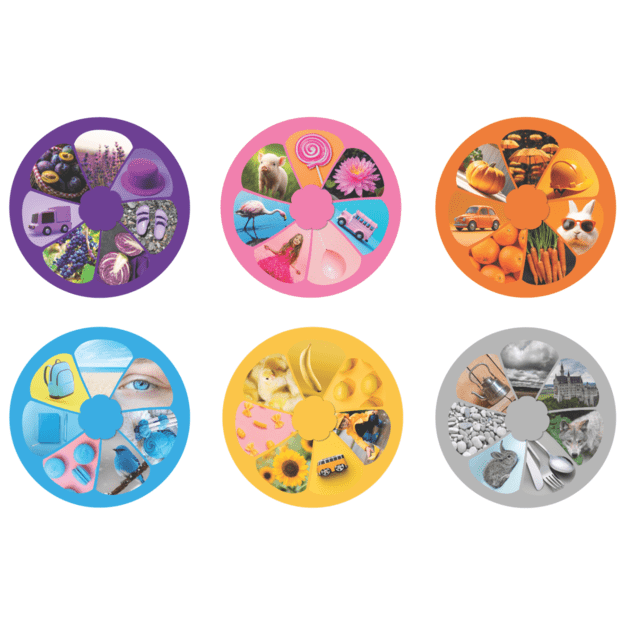 Lavinanti dėlionė SPALVOS, 3-6 metų vaikams 1